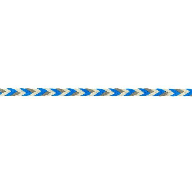 Ozdobny sznurek pleciony w trzech kolorach 31698