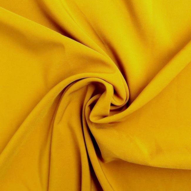 Lekka tkanina kostiumowa żółta 0854/570