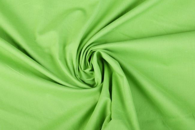Bawełniane płótno w kolorze zielonym 03649/023