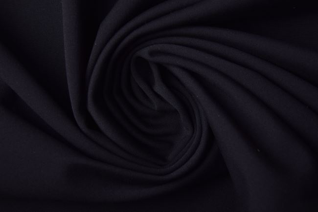 Tkanina kostiumowa elastyczna w kolorze czarnym 60712/999