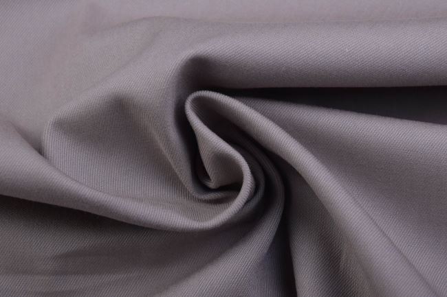 Diagonal bawełniany Gabardyna w kolorze szaro-beżowym TI587