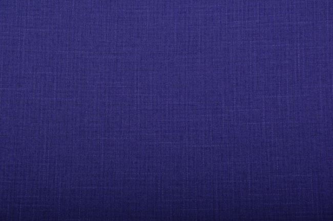 Tkanina kostiumowa kobaltowa o wyglądzie lnu 0732/650