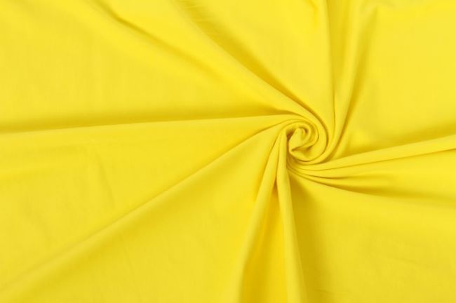 Dzianina bawełniana w kolorze żółtym 05438/035