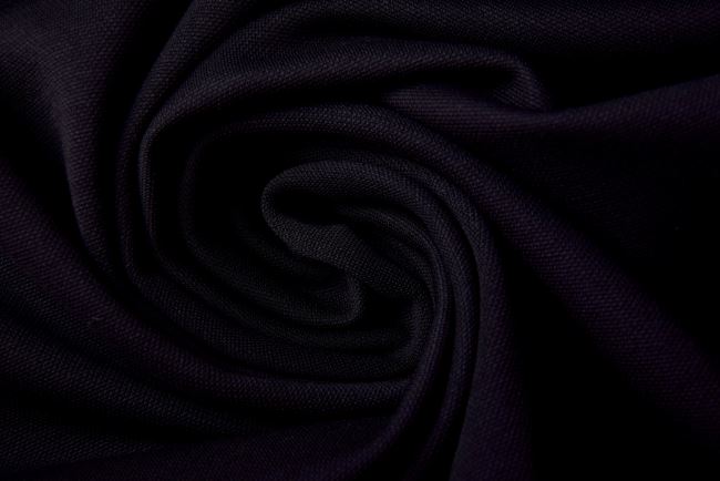 Cieplejszy dżersej wiskozowy w kolorze czarnym 84159/099