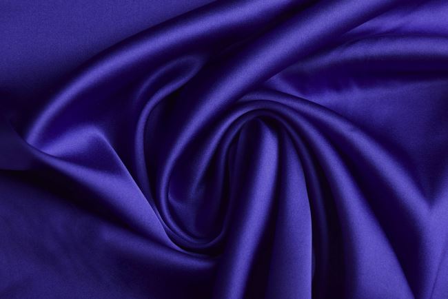 Jedwab elastyczny w kolorze niebiesko-fioletowym 605692/5027