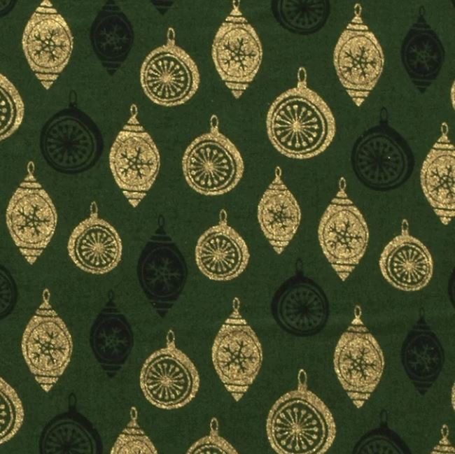 Świąteczna tkanina bawełniana z nadrukiem 18734/025