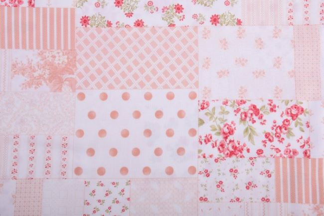 Amerykańska bawełna na patchwork z kolekcji 3 sisters z patchworkowym wzorem 4406011