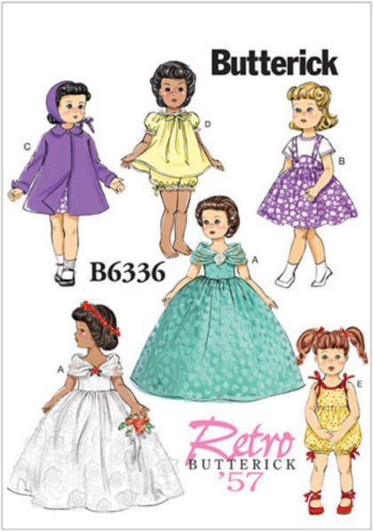 Wykrój Butterick na odzież dla dziewczynek w stylu retro w roz. uni B6336-OSZ