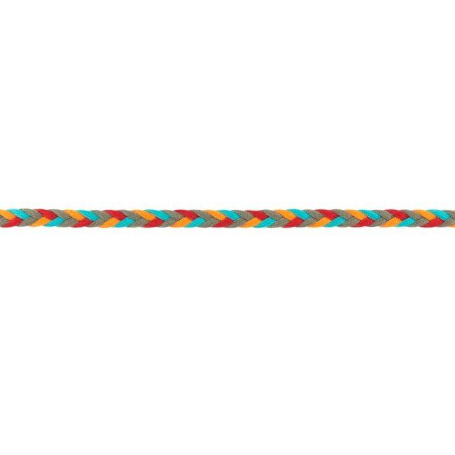 Ozdobny sznurek pleciony w kilku kolorach 31697