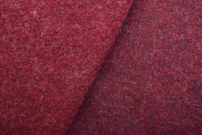 Wełna gotowana w kolorze bordowym DS-GL2130