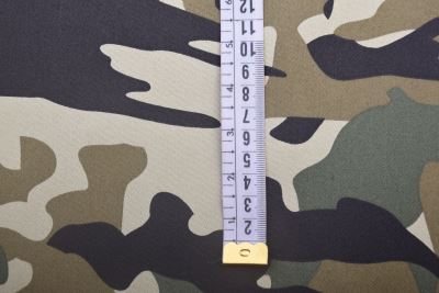Elastyczny denim z wzorem kamuflażowym 0864/210 (2)