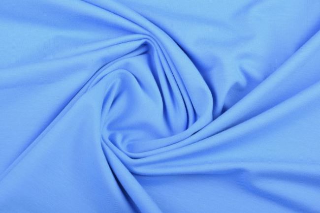 BIO dzianina bawełniana z Oeko Tex w kolorze niebieskim 124.554/0824