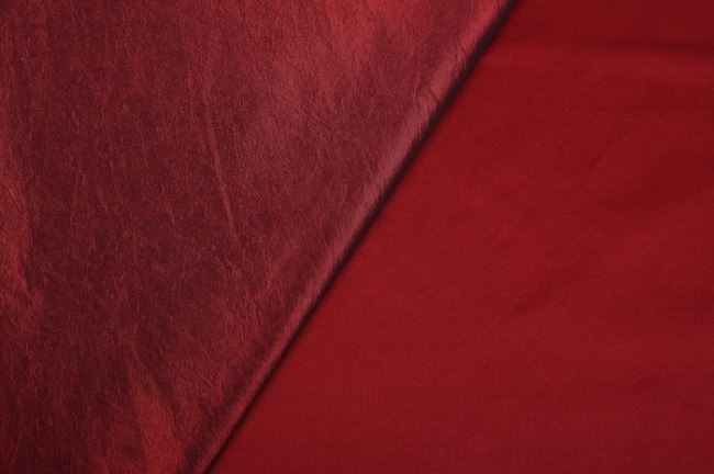 Taft dekoracyjny w kolorze czerwonym 00621/015