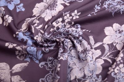 Dzianina frotte Tiara w kolorze brązowym z nadrukiem kwiatowym SMT-SF8025Z7.TIF (3)