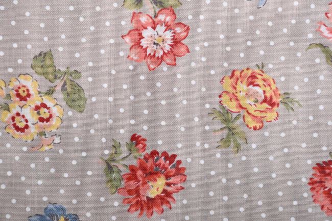 Amerykańska bawełna na patchwork z kolekcji French General od Jardin de Fleurs 13893-21
