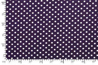 Popelina w kolorze fioletowym z nadrukiem drobnych kropek 05575/045 (2)