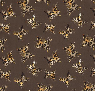 Softshell brązowy z cyfrowym nadrukiem motyli 20419/055 (2)