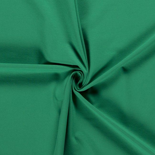 Dzianina bawełniana w kolorze zielonym 05438/025