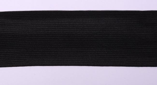 Czarny sznur na bieliznę o szerokości 50 mm I-EL0-88050-332