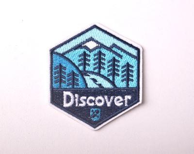 Naszywka do prasowania z napisem Discover TH371