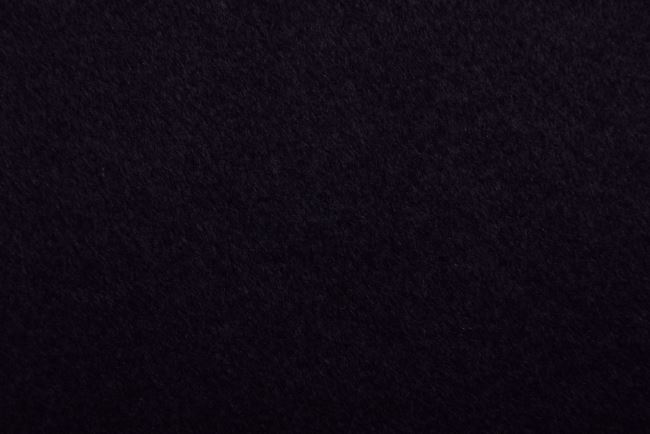 Luksusowy flausz kaszmirowy w kolorze czarnym AP167